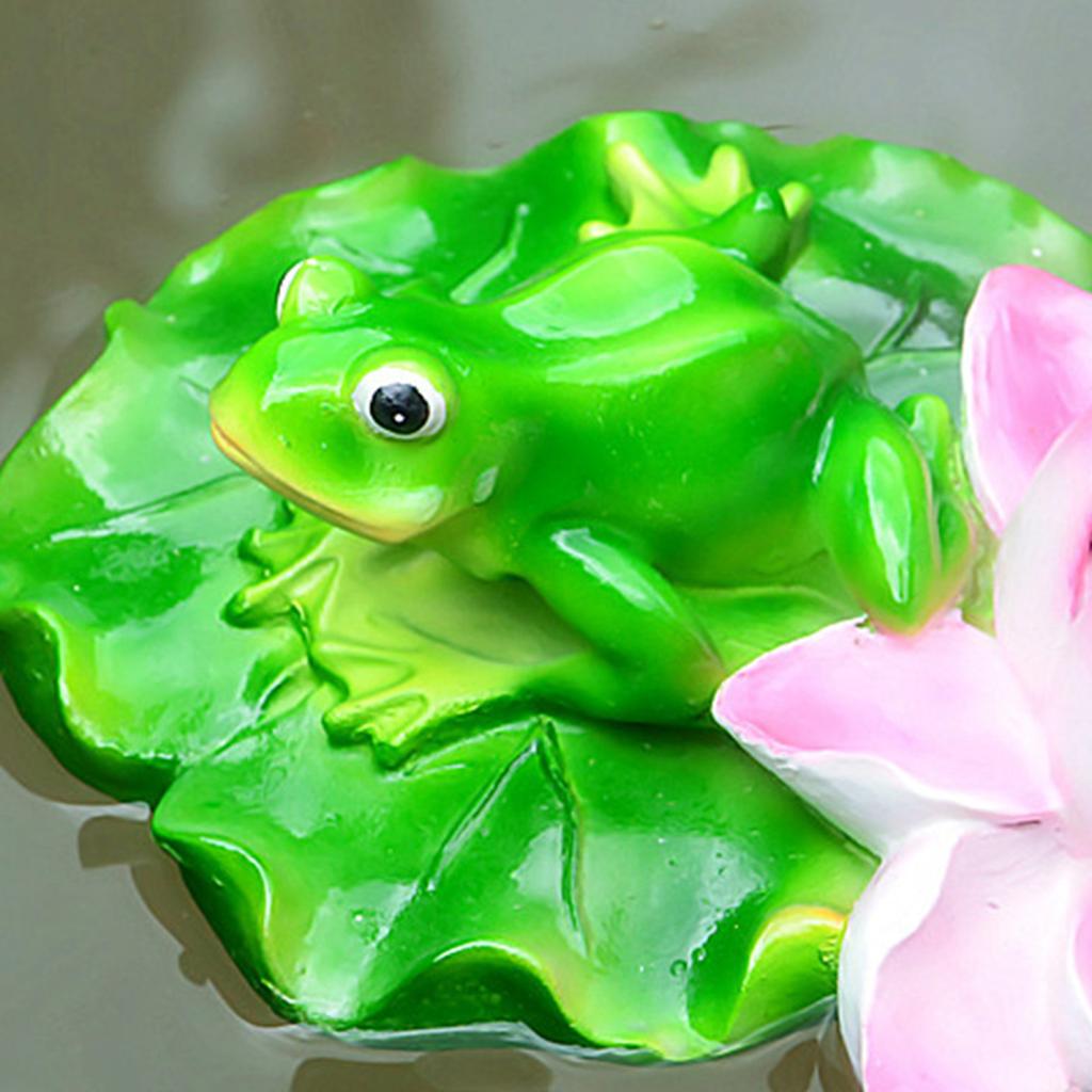 Статуэтка плавающей лягушки Yousheng из смолы, мультяшная расслабляющая лягушка, украшение для пруда, плавающая лягушка, фигурка для аквариума, сада, бассейна, водного элемента, декор