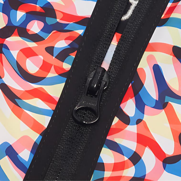 Puma X Mr Doodle Граффити Принт Контрастная Полумолния Стоячий Воротник Куртка Мужская Куртки Красные 530648-02