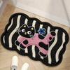 Cartoon Bath Mat Non-slip Absorbent Quick Drying Shower Rug Bathroom Floor Mat Home Decor