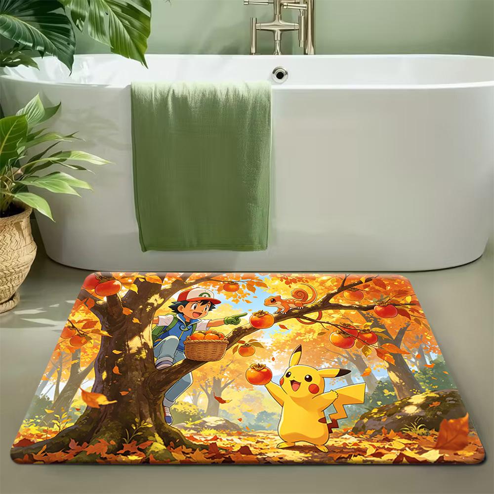Lucario Lava Volcano Adventure Print Non-Slip Floor Mat Doormat