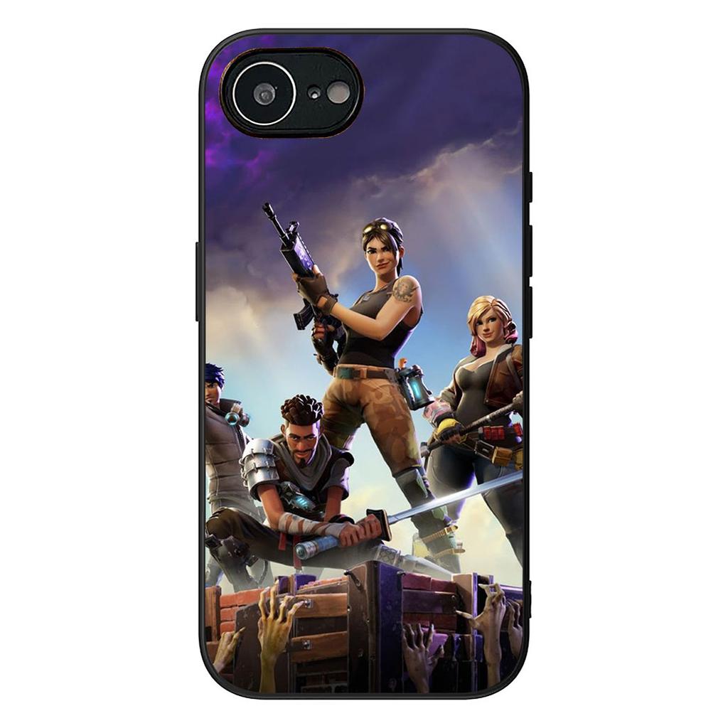 Wallpaper F-Fortnites-Lovely Phone Case for Apple iPhone 12 13 Mini XS 11 Pro Max 7 8 Plus + XR 8+ X SE 2020 SE3 Cover Casing