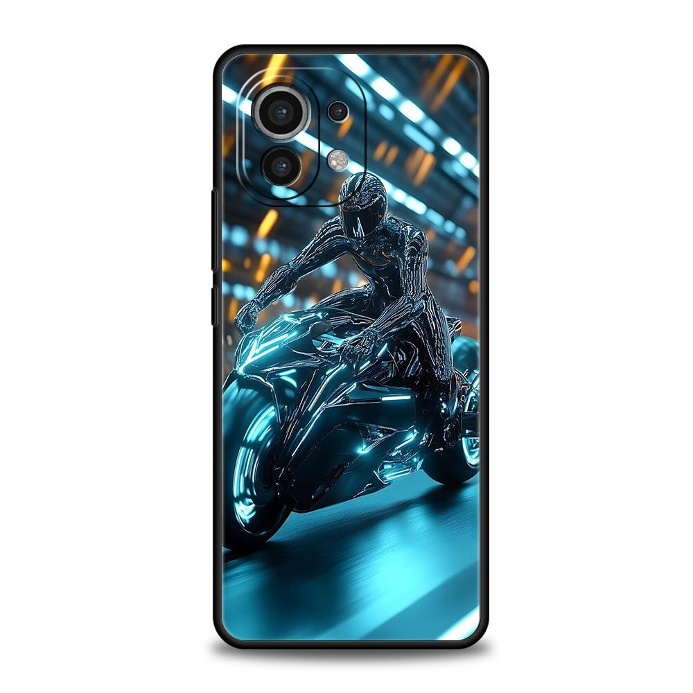 Чехол-сумка для телефона на мотоцикл для Xiaomi Mi 17 Pro Max 15 14 13 12 11 Ultra 15T 14T 13T 12T 11T Pro Lite Мягкий ТПУ корпус Fundas Сумка