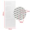 Silver Rhombus Air Inlet Grille Net Mesh Vent 40"x13" Universal Car SUV Body Kit