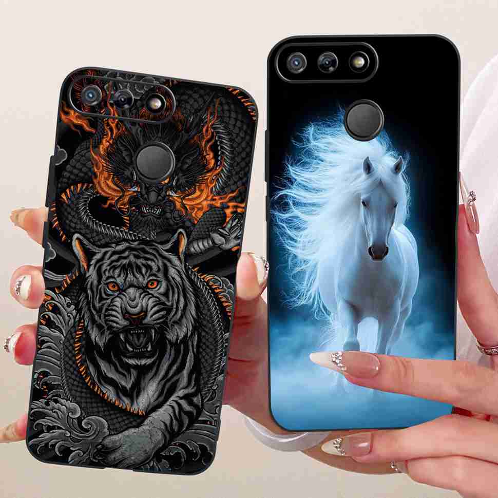 For Itel P15 5.0" Case Fashion Colorful Cartoon Soft Silicone TPU Black Cover For Itel p15 ITEL P 15 Phone Cases Bumper Fundas