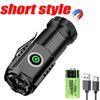 Bright Super Mini P35 LED Flashlight USB Rechargeable Torch 5 Lighting Modes 2000LM Powerful Lamp Camping Fishing Lantern