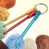 3 шт./компл. разноцветные алюминиевые спицы для вязания крючком набор брелоков для ключей DIY швейный инструмент для путешествий аксессуары