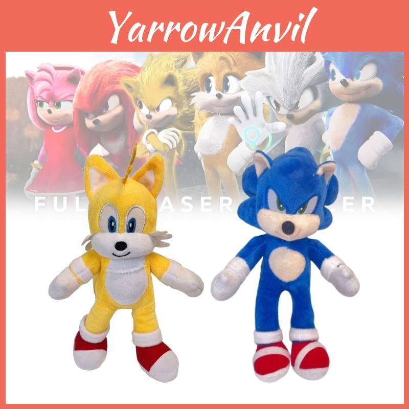 Очаровательная плюшевая игрушка Ежик, изображающая Наклза в ярком синем дизайне