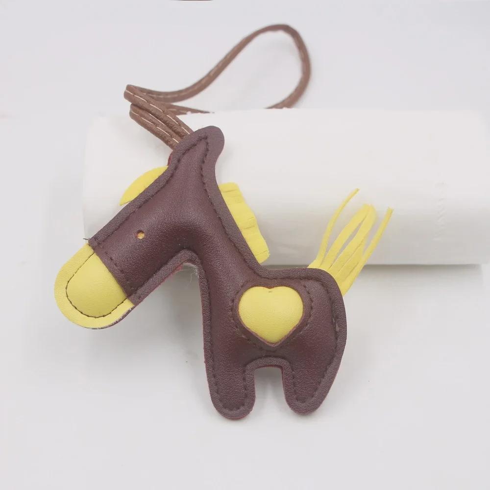 Модный маленький ослик кожаный шнурок для рюкзака и кулон на сумку