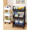 Rolling Cart with Wheels Utility Storage Cart Heavy Duty Storage Basket Organizer Shelves for Bathroom Kitchen Office