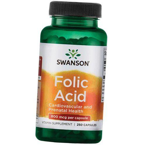 Folate, Folic Acid 800, Swanson 250caps (36280066)