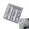 Silicone Nails Embellishment Molds Mermaids Tail Shape Small Accessories Crafting Mold for Beauty Enthusiasts Present