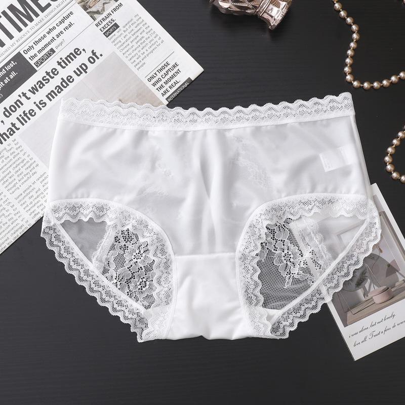 Женское сексуальное кружевное нижнее белье Pure Desire Satin Hollow Triangle