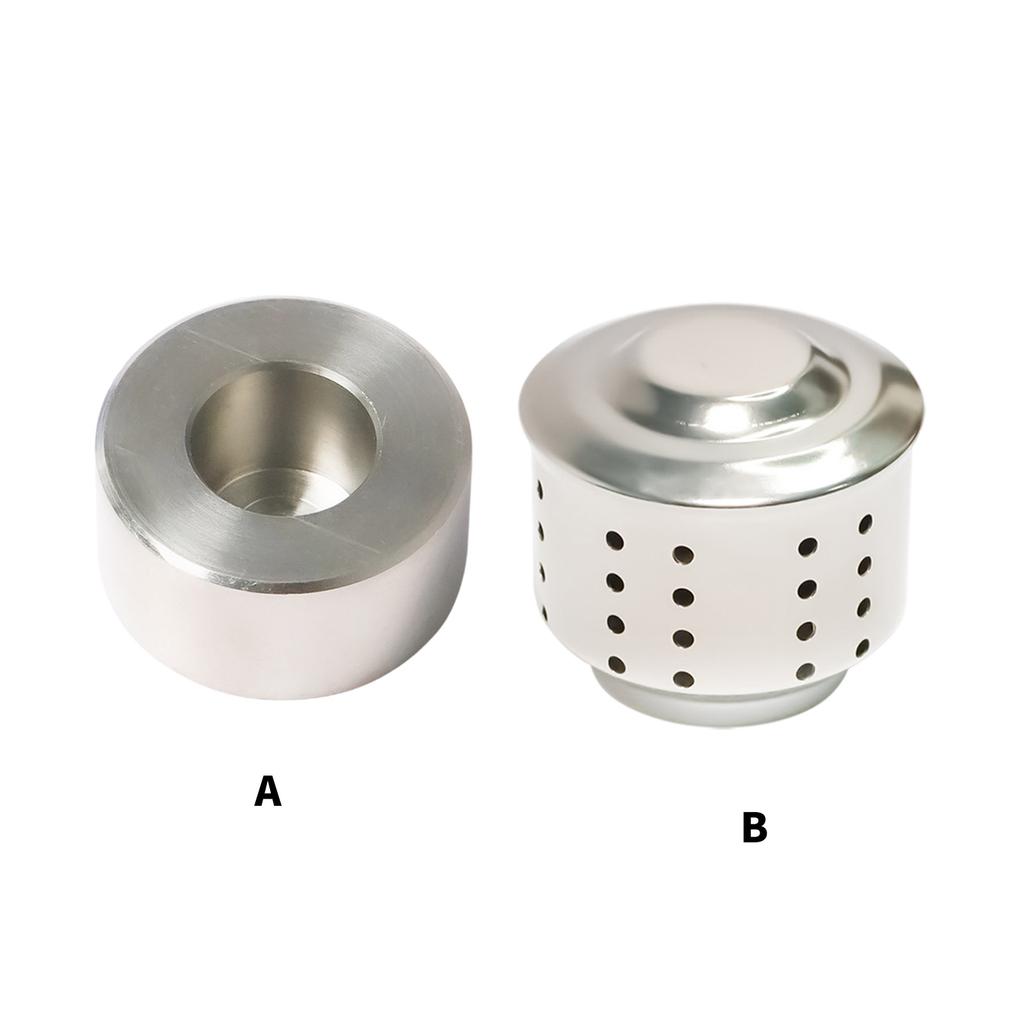 Портативная эспрессо-кофеварка, клапаны защиты от брызг, текстура из нержавеющей стали, брызгозащищенная крышка, подходит для кофемашины