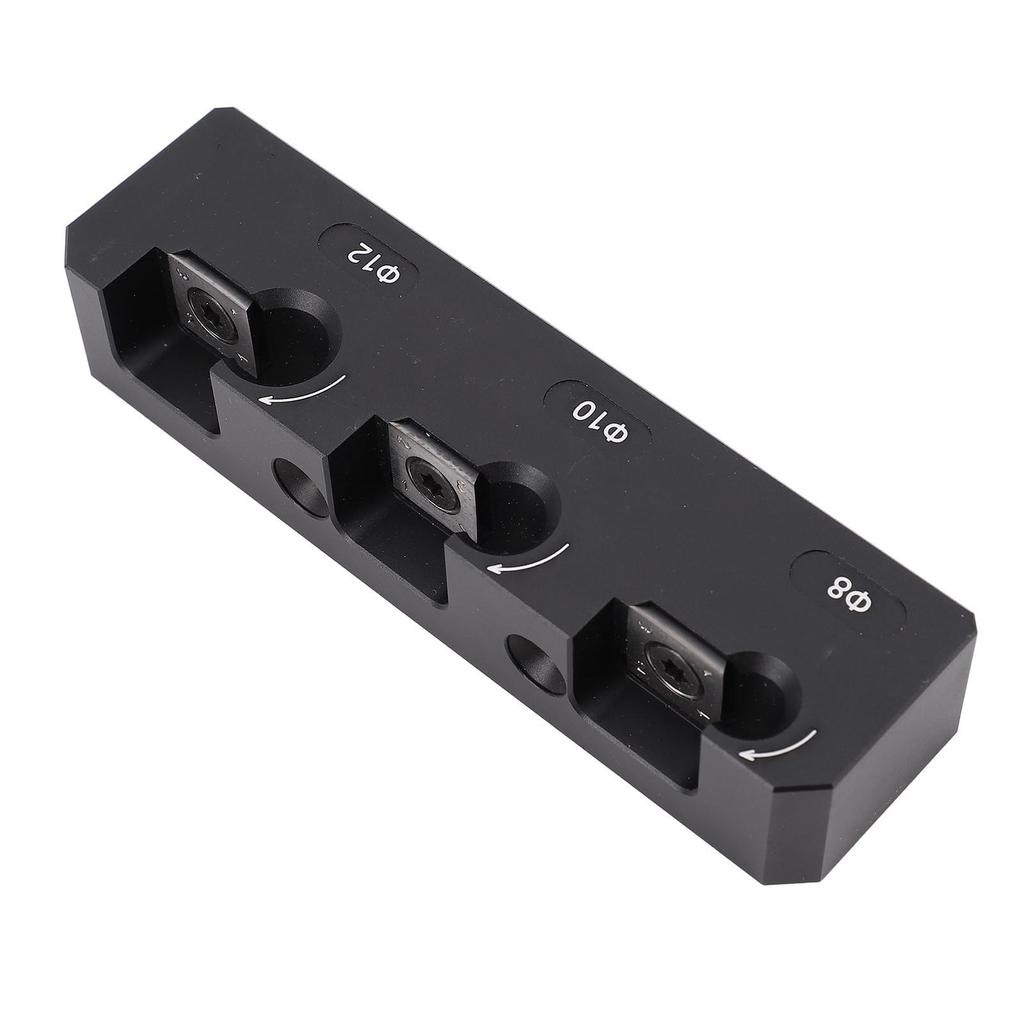 Набор приспособлений для изготовления шкантов Метрический диаметр 81012мм 3 отверстия для дерева Алюминиевый сплав Электрическая дрель Фрезерование