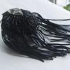 DIY Delicate Beaded Tassel Epaulette Long Chain Leather Shoulder Jewelry Classical DIY Brooch Men Women