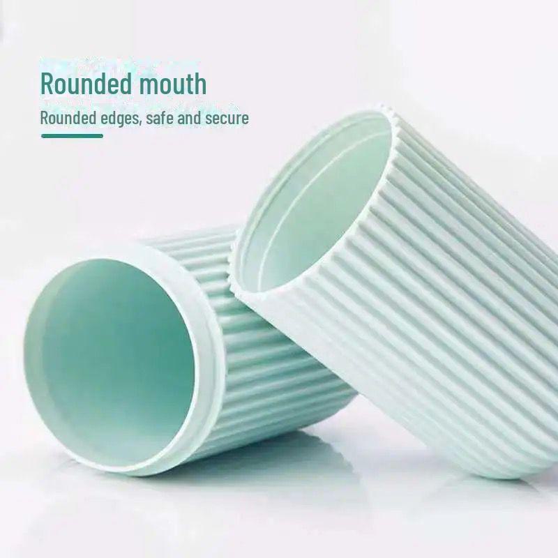 Креативный дорожный набор зубных щеток и ополаскивателя для полости рта с крышкой — портативный, современный дизайн