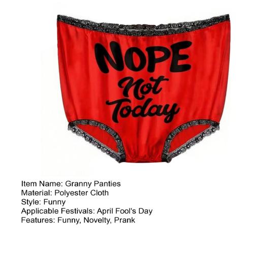 Бабушкины трусы Прикольный подарок для женщин Смешное Огромное Новое Нижнее белье Розыгрыш Гигантские бабушкины трусы для Хэллоуина Рождественских вечеринок Подарки «Белый слон»