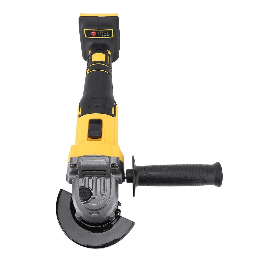 Аккумуляторная угловая шлифмашина 20 В 6600 об/мин Бесщеточная электрическая 4 скорости Резка металла Полировка с регулируемой вспомогательной рукояткой