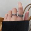 Регулируемое ретро-кольцо в форме сердца с надписью Love Heart Vintage Opening Finger Rings Star Open Design Ring для леди/девушек