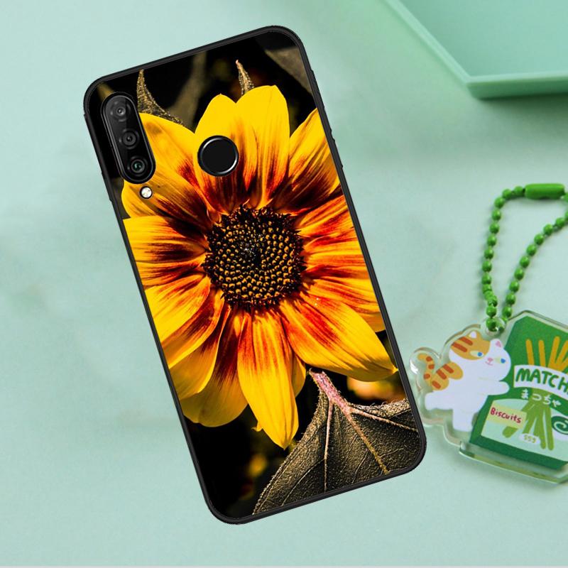 Красивый Желтый Подсолнух Для Huawei Nova 12i 12s 7i 8i 11i 9 10 SE Y90 Y60 Y70 Y72 Y61 Y91 P30 P40 Lite P60 Pro Чехол
