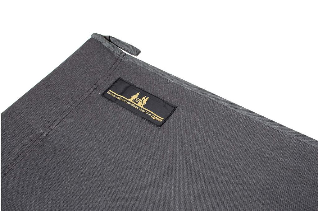 Ogawa Outdoor Camping Bed High Low Cot Wide Height Charcoal Gray 1984 191 X 71 X Height & (2 Levels) 42/25cm