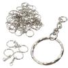 25mm NEW DIY Polished Silver Keychain Keyring Key Fob Short Chain