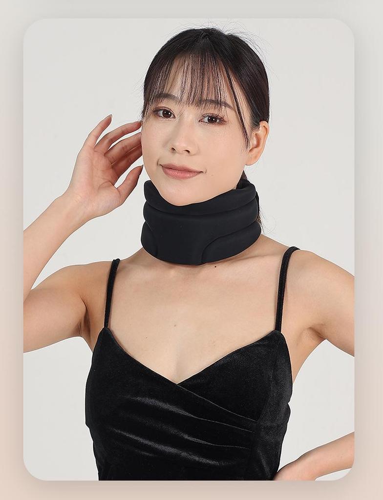 Adjustable Nylon Neck Brace: Corrects Forward Head Posture, Provides Support, and Is Washable