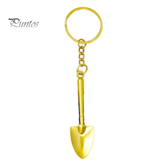 Новинка, мини-брелок с лопатой, нержавеющий, устойчивый к коррозии, компактный размер, металлический брелок в виде лопаты, подвесной кулон