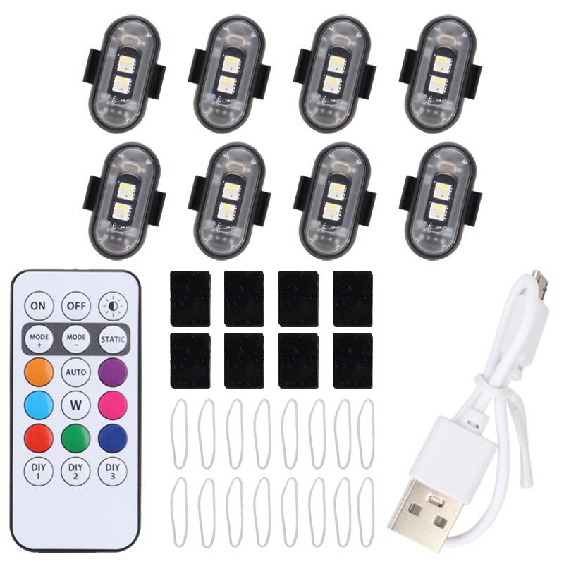 Wireless Multi-Mode 7-Color LED Strobe Light for Cars & Motorcycles