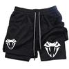 Snake Muay Thai Kick Boxing MMA Shorts Spider Men Women Unisex Double Layer Quick Dry Breathable Training Sport Gym Fitness Workout