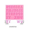 1/3pcs Silicone Fondant Mold Reusable Capital Letter Numbe Stencil for Cake Decor No-Stick Chocolate Mold Candy DIY Baking Tools