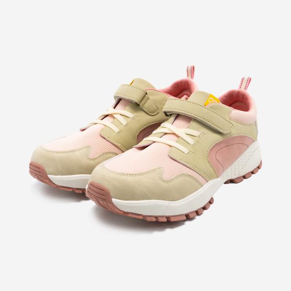 Romk Детская обувь ручной работы Kari Бежевый/Розовый-LM21A102