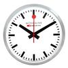 MONDAINE Wall Clock A995.CLOCK.16SBB Large 40cm Silver/White [Parallel Import]