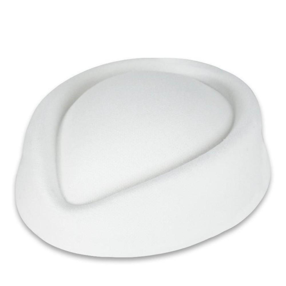 Строгая шляпа стюардессы Британский ретро фетровый берет Модные цилиндры Женские головные уборы