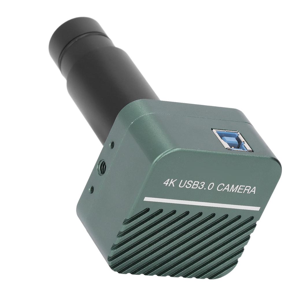 Electronic Microscope Camera 4K 8MP USB3.0 Electronic Digital Eyepiece with 0.5X Lens and 30mm 30.5mm Adapter