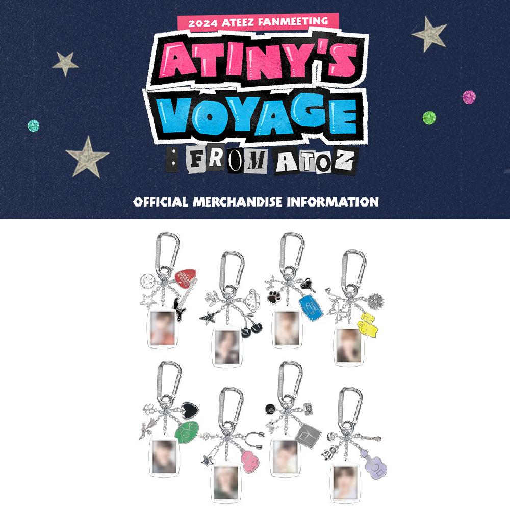 Фан-встреча ATEEZ 2024. Брелок для ключей ATINY's Voyage From A to Z
