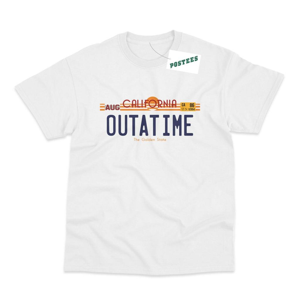 Outa time Licence Plate Inspired By Back To The Future T-shirt