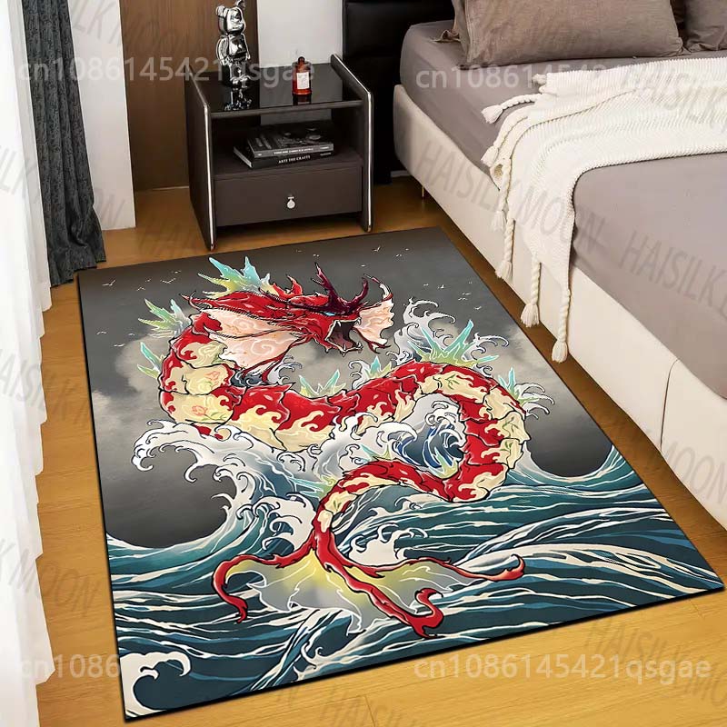 Various Styles P-Pokemon Gyarados Cartoon Carpet Bedroom Living Room Sofa Multifunctional Non-Slip Rug Decor Mat Free Shipping
