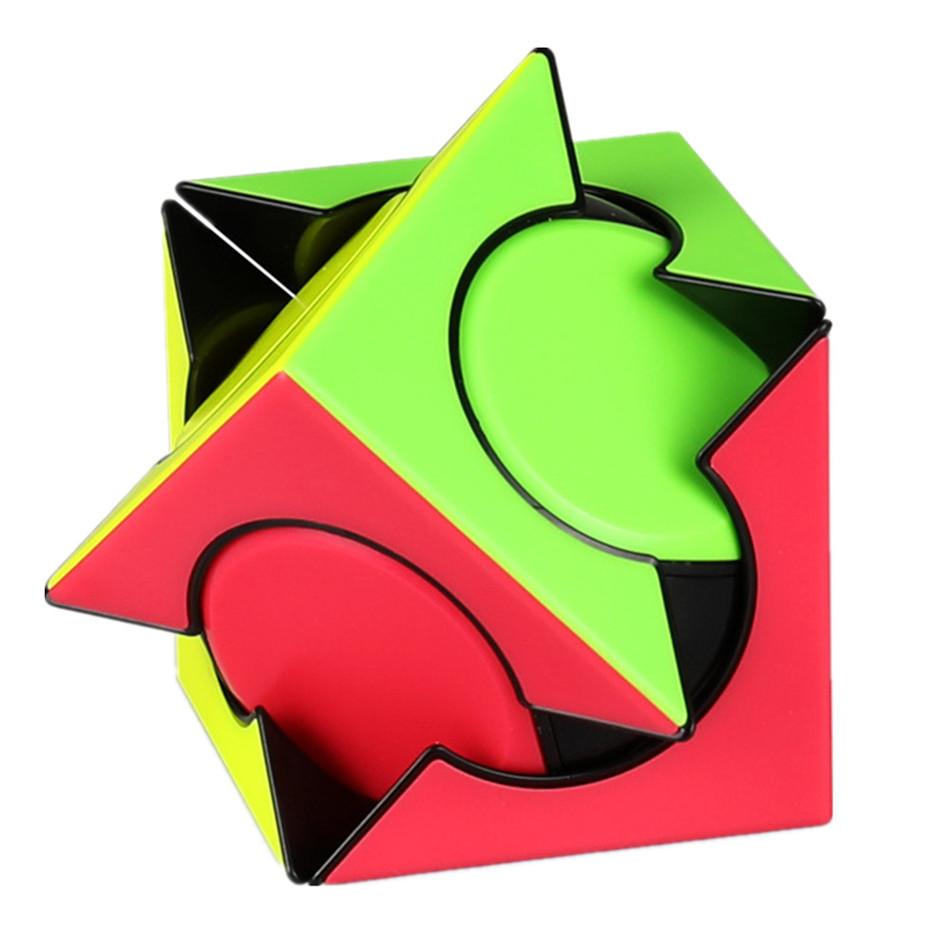 QiYi Six Spot Speed Magic Cube странной формы профессиональная головоломка FangYuan детский подарок развивающая игрушка