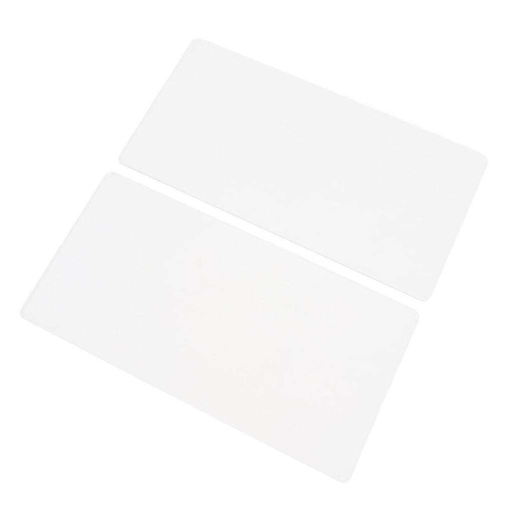 2PCS Embossing Mat Plates 3mm Thick Acrylic Backing Pad for Paper Leather Fabric Crafting Scrapbooking Card Making