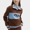 New FILA Sweatshirt Women's Cheese Cracker Umber F11W419205F-BN