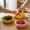 Plastic Fruit Serving Plate Large Capacity Snack Storage Tray  Home Living Room