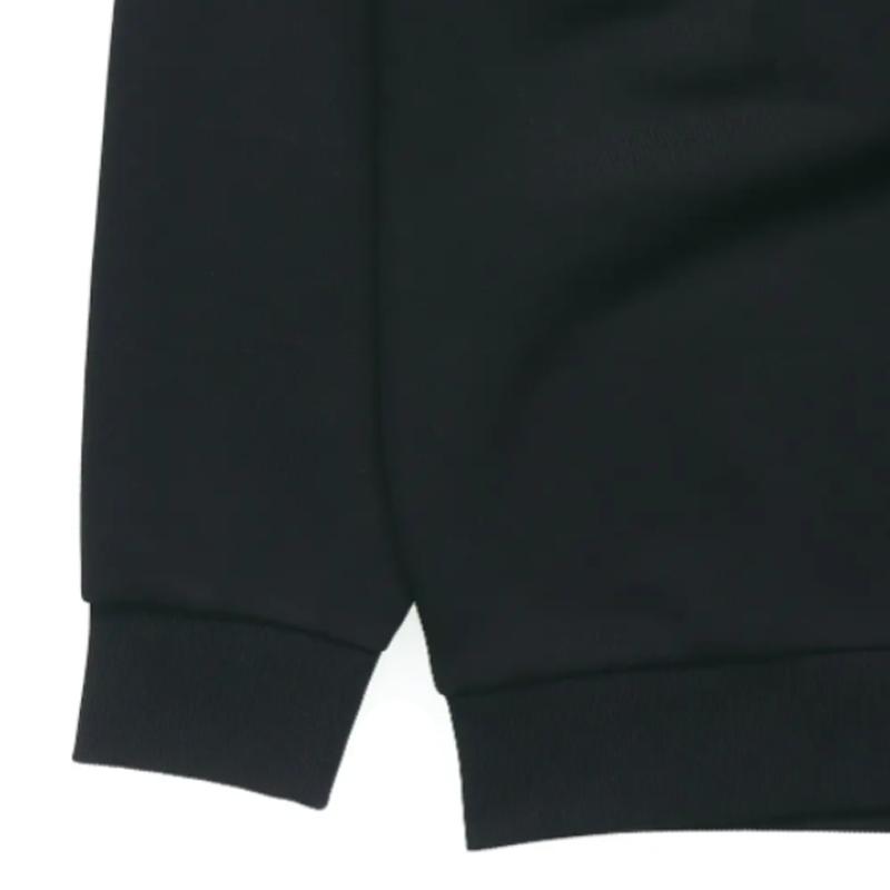 Li Ning Fall Fleece Lined Thermal Outdoor Sports Casual Crew Neck Long Sleeved Pullover Sweatshirt Men's AWDUA51-5