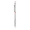 Rotring 600 Silver Retractable Ballpoint Pen 2032578 - Professional German-Made Luxury Writing Instrument