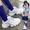 Детские кроссовки папины кроссовки дышащие сетчатые кроссовки папины кроссовки 2025 весна и осень новые детские кроссовки нескользящие кроссовки маленькие белые кроссовки
