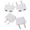 4Pcs Portable Us To Eu Plug Travel Charger Adapter Converter Universal European Usa Eu To Us Plug