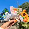 Sunflowers Artificial Flowers Wedding Guests Gift Knitted Flowers Bouquet