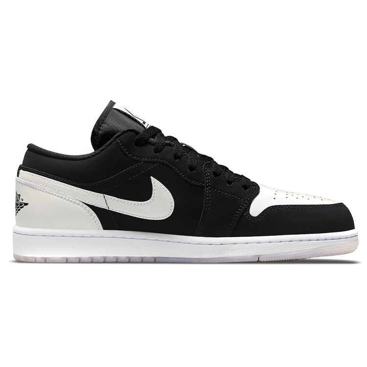 Air Jordan 1 Low SE Diamond Men Sneakers Black White DH6931-001