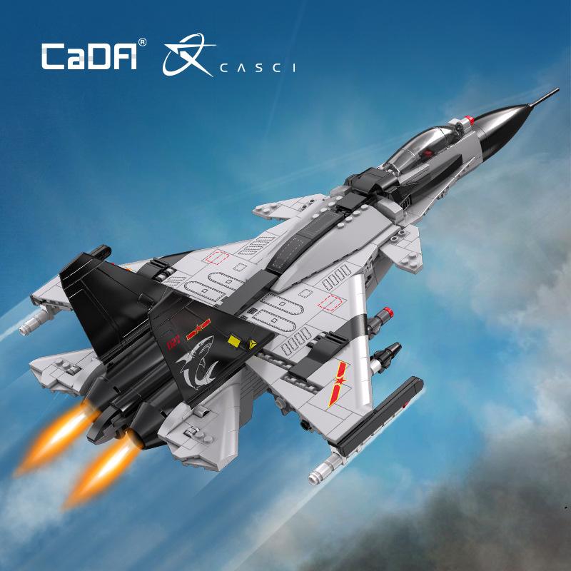 Cada C56027 Carrier Fighter Развивающие игрушки Строительные блоки Игрушки Модель Строительные наборы Игрушки и хобби для детей