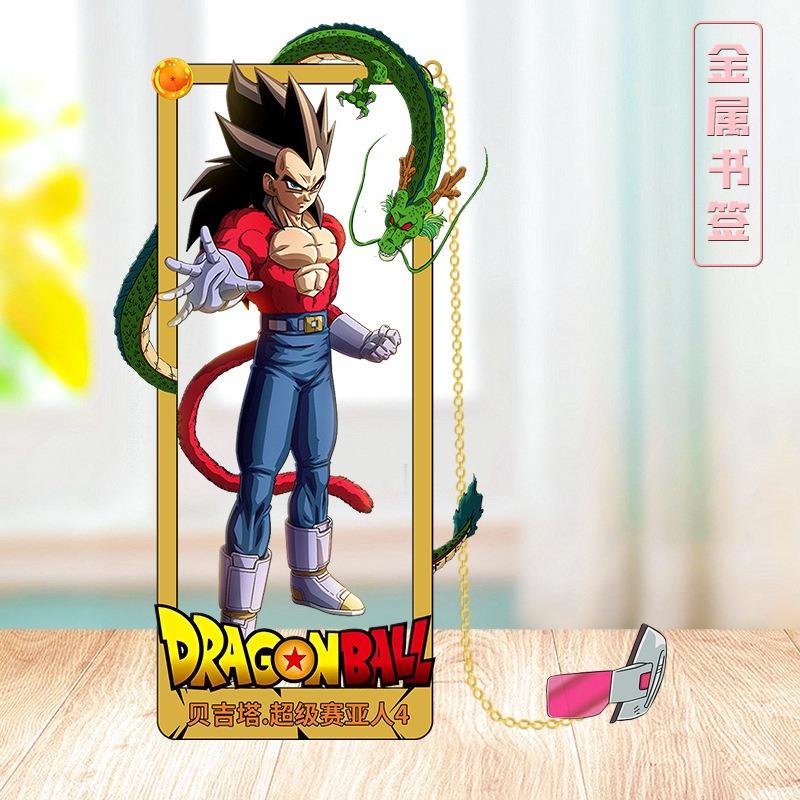 Аниме Dragon Ball Фигурки Действия Металлическая Закладка Укун Скрепка для Книг Учебный Документ Аниме Гуцзы Студент Украшение Подарок на День Рождения Детей